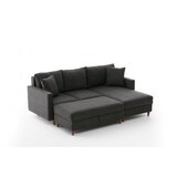 Atelier Del Sofa ugaona garnitura eva right anthracite | ePonuda.com
