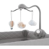 Kinderkraft Putni krevetić LEODY UP, Grey s dodacima | Eponuda.com