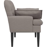  Ljubavni kauč s gumbima Sivosmeđa 111 x 68 x 80 cm Tkanina | Eponuda.com