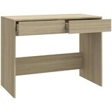 vidaXL Pisalna miza sonoma hrast 101x50x76,5 cm iverna plošča | Shoptok.si