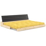 Karup Design Žuta sklopiva sofa od samta 196 cm Base – | shoptok.hr