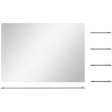 vidaXL Zidno ogledalo s 5 polica srebrno 80 x 60 cm | shoptok.hr