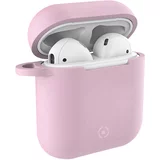 Celly Silikon Case für Airpods rosa AIRCASEPK Soft Tocu Silikon Case rosa
