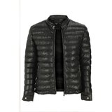 Dewberry 74456 Slim Fit Puffer Mens PU Jacket-BLACK | Shoptok.si