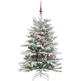  Umjetno božićno drvce s nogom Bijelo 150 cm PE i PVC | shoptok.hr