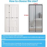 4UMOR magnetno komarno vratno mrežo – 150 × 225 cm | Shoptok.si