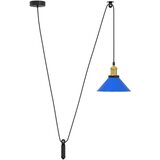 vidaXL obesek svetilka nastavljiva po višini E27 Ø 22 cm kovina | Shoptok.si