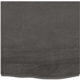 Stolna Mizna plošča temno siva 60x60x4 cm obdelana trdna hrastovina, (20818430) | Shoptok.si