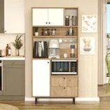 RE4-SW oakwhite multi purpose cabinet