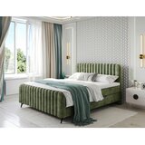 MID.YOU POSTELJA Z VZMETNICO 140 cm x 200 cm , les, tekstil, leseni material zelena | Shoptok.si