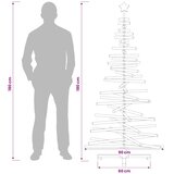  Drveno božićno drvce KOTKA 180 cm Masivna borovina | shoptok.hr