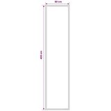  Trkački tepih FLORNES Tkani Siva Pruge 80 x 400 cm PP 7 mm - Sive pruge 80 x 400 cm | shoptok.hr