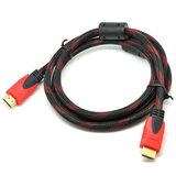 INF HDTV Visokokakovostni Kabel: Rdeče-Črna Mreža, 1080P, HDMI Moški-Moški 3 m, (5000076273) | Shoptok.si