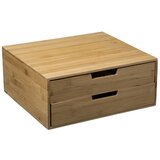 5five kutija za kapsule kafe 2 fioke 34x31x14,5cm bambus 179601 | ePonuda.com
