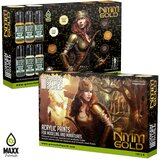 Green Stuff World Paint Set - NMM Gold | Set Akrilnih Boja x6 | Eponuda.com