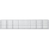  Gabion s žicom debljine 3,5 mm i mrežom 5x2,5 cm 800x50x150 cm | shoptok.hr