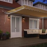  Skrovita tenda Šareni 500 × 300 cm Poliester i metal | shoptok.hr