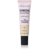 Makeup Revolution Conceal & Define matirajući puder nijansa F1N 23 ml | shoptok.hr