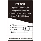 Gembird NPA65-195-3340 (DE03) punjac za laptop 65W-19.5V-3.34A, 7.4x5.0mm black PIN (Alt=DE10) | Eponuda.com