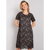 Fashion Hunters Black elegant lace dress | shoptok.hr