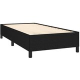 Box spring postelja z vzmetnico črna 80x200 cm blago, (20895794) | Shoptok.si