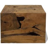  Stolić za kavu od prave tikovine 50 x 50 x 35 cm smeđi | shoptok.hr