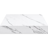  Polica na zidu Zidne 2 pcs Bijeli mramor 23 x 23,5 x 4 cm | shoptok.hr