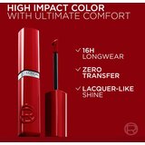 L´Oréal Paris Infaillible Laque Resistance dugotrajni tekući ruž za usne daje hidrataciju i sjaj nijansa 550 Noir Cherry 4.3 ml | shoptok.hr