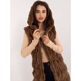 Wool Fashion Italia Vest-AT-KZ-2368-1.08-brown | Shoptok.si