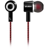 Sven E-108 Stereo In-ear slu&amp;scaron;alke Črno-Rdeče Slike