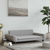  Krevet za pse svjetlosivi 100 x 54 x 33 cm baršunasti | shoptok.hr