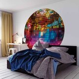  Okrugla fototapeta - Gold disco ball 280x280 | shoptok.hr