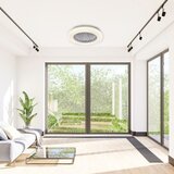  LED prigušiva stropna svetiljka sa ventilatorom LIBYA LED/48W/230V 3000-6500K+daljinski | Eponuda.com