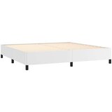  Posteljni okvir bel 200x200 cm umetno usnje, (20724781) | Shoptok.si