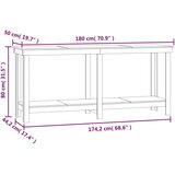  Radni stol 180x50x80 cm od masivne borovine | shoptok.hr