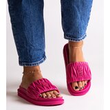 Big Star Pink ruched flip-flops | shoptok.hr