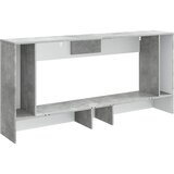  Konzolna stolica Prugasti Betonsko Siva 155 x 29 x 74 cm | shoptok.hr
