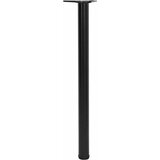 4 noge za stol podesive visine crne 870 mm | shoptok.hr