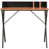 Maison Chic vodaXL Pisalna miza - pisarniška miza - Računalniška miza črna in rjava 80x50x84 cm, (21785459) | Shoptok.si
