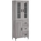  Visoka komoda siva sonome 69,5x34x180 cm od konstruiranog drva | shoptok.hr