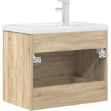  2-dijelni set kupaonskog namještaja boja hrasta sonome drveni Smeđa 60 x 38.5 x 48 cm | Shoptok.si