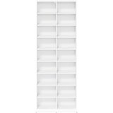Cd ormar Bijela 65 x 23,5 x 175 cm Konstruirano drvo | shoptok.hr