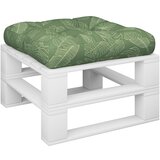  Jastuk za palete s uzorkom lišća 60 x 60 x 12 cm od tkanine | shoptok.hr