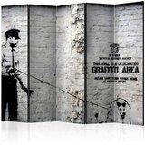  Paravan u 5 dijelova - Banksy - Graffiti Area II [Room Dividers] 225x172 Cijene