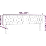  Posteljno vzglavje 2 kosa roza 80x7x78/88 cm žamet, (20954555) | Shoptok.si