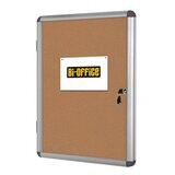 Bi-office Oglasna omarica s ključem 12 x A4 pluta 981 x 940 mm | Shoptok.si