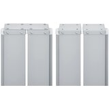  Uvlačiva bočna tenda 100 x 600 cm crvena | shoptok.hr