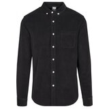 Urban Classics Plus Size Corduroy shirt black Cene