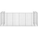  Gabionski zid za kante od pocinčanog čelika 325 x 100 x 110 cm | shoptok.hr
