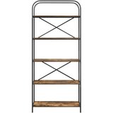  Polica Dimljeni hrast 80 x 30 x 183 cm Konstruirano drvo | Eponuda.com